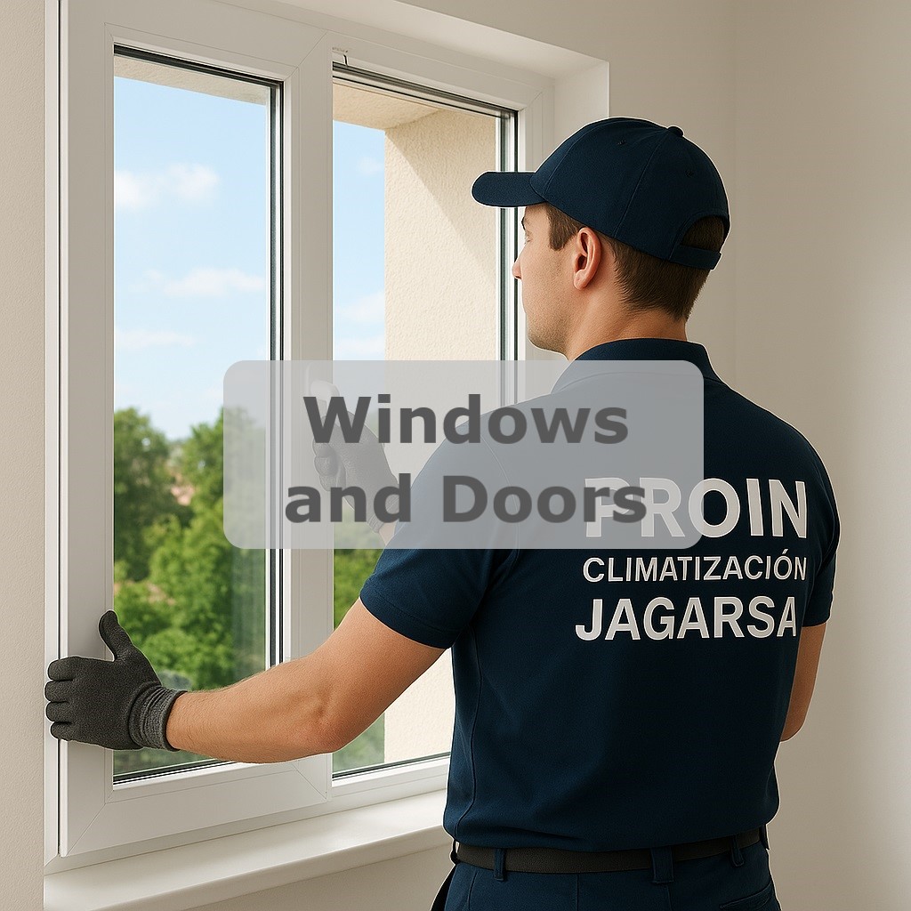 PVC windows and doors installation