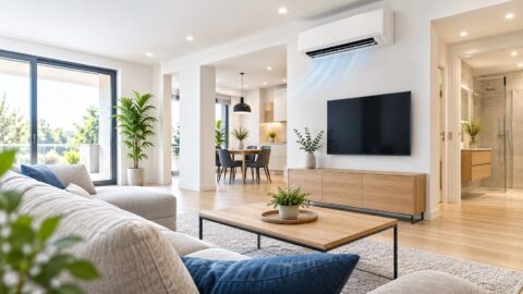 Vivienda reformada con instalación de aire acondicionado y climatización eficiente realizada por Proin Jagarsa.